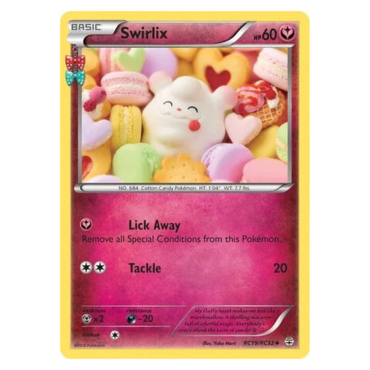 Pokemon TCG Swirlix RC019/RC032 Uncommon - Generations (Radiant Collection)