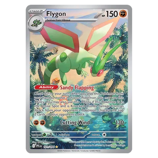 Pokemon TCG Flygon 101/094 Illustration Rare - Phantasmal Flames
