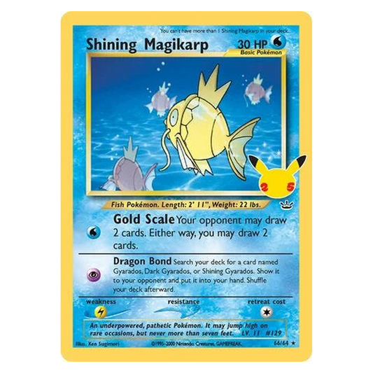 Pokemon TCG Shining Magikarp 066/064 - - Celebrations