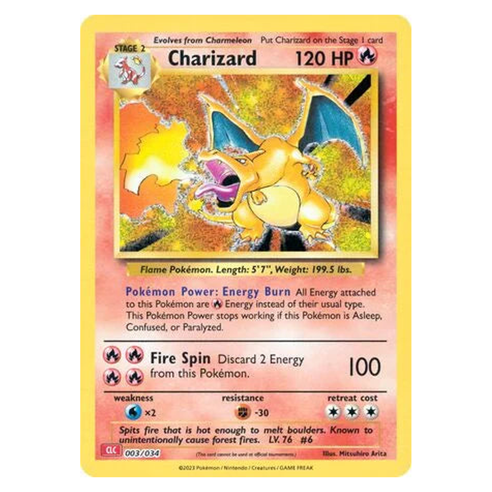 Pokemon TCG Charizard 003/034 - - Pokémon TCG Classic (Charizard ...