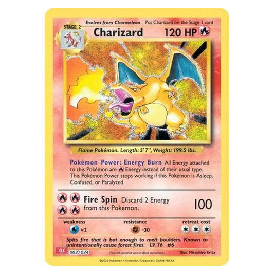 Pokemon TCG Charizard 003/034 - - Pokémon TCG Classic (Charizard)