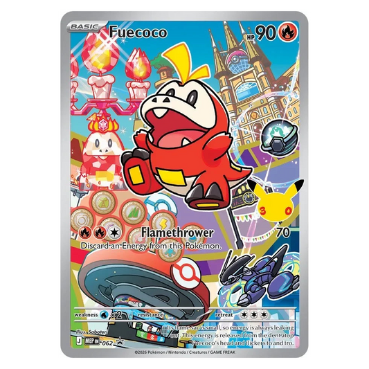 Pokemon TCG Fuecoco MEP062 Promo - Mega Evolutions Promos