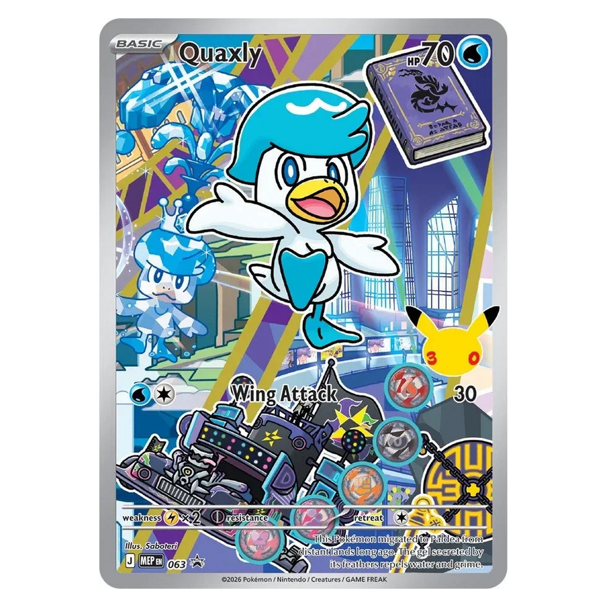 Pokemon TCG Quaxly MEP063 Promo - Mega Evolutions Promos