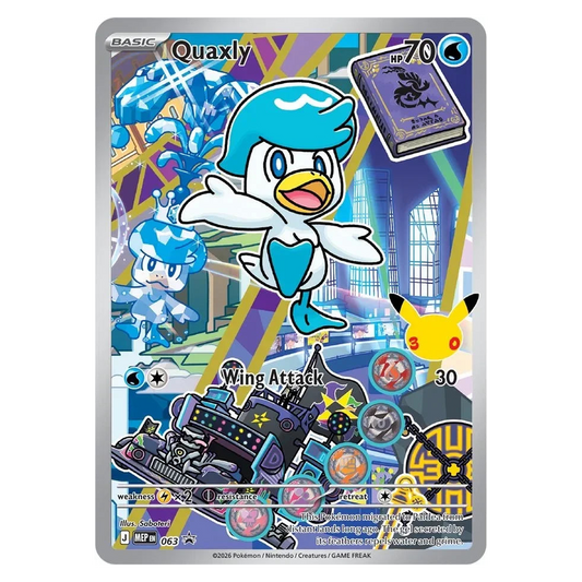 Pokemon TCG Quaxly MEP063 Promo - Mega Evolutions Promos