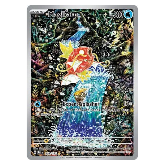 Pokemon TCG Magikarp 203/193 Illustration Rare - Paldea Evolved