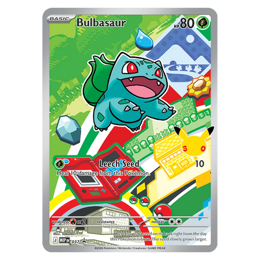 Pokemon TCG Bulbasaur MEP037 Promo - Mega Evolutions Promos