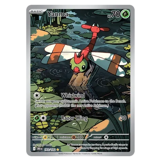 Pokemon TCG Yanma 183/182 Illustration Rare - Destined Rivals