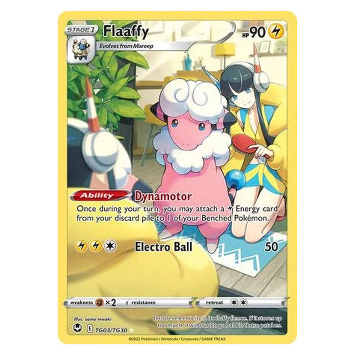 Pokemon TCG Flaaffy TG003/TG030 Rare Holo - Silver Tempest