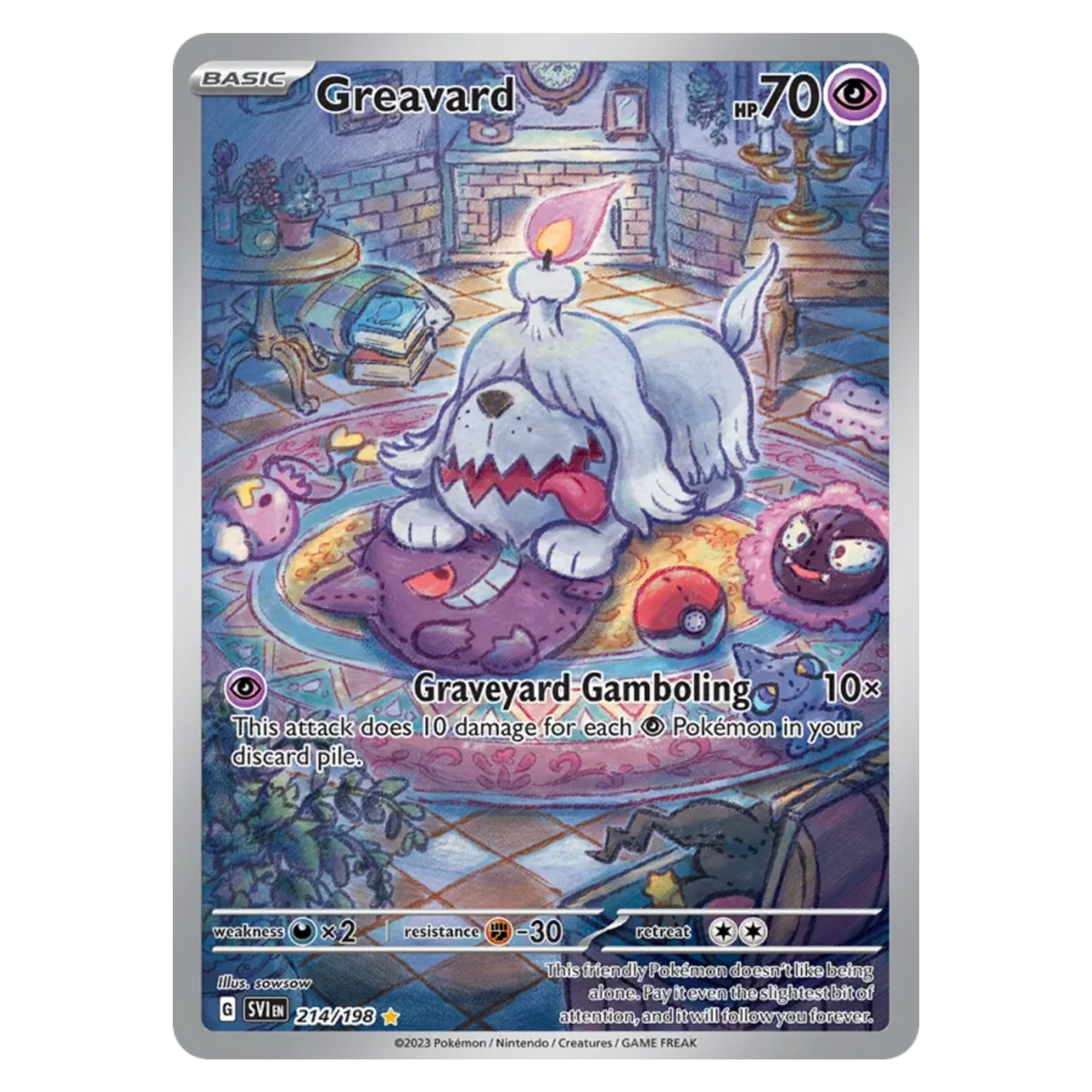 Greavard 214/198 Illustration Rare — Scarlet & Violet