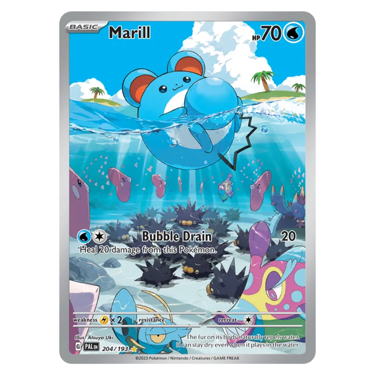 Marill 204/193 Illustration Rare — Paldea Evolved