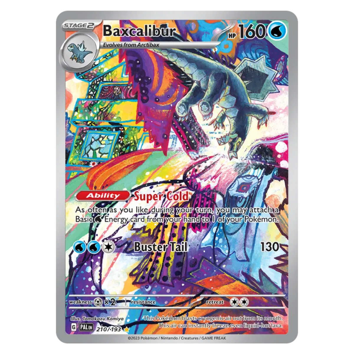 Baxcalibur 210/193 Illustration Rare — Paldea Evolved