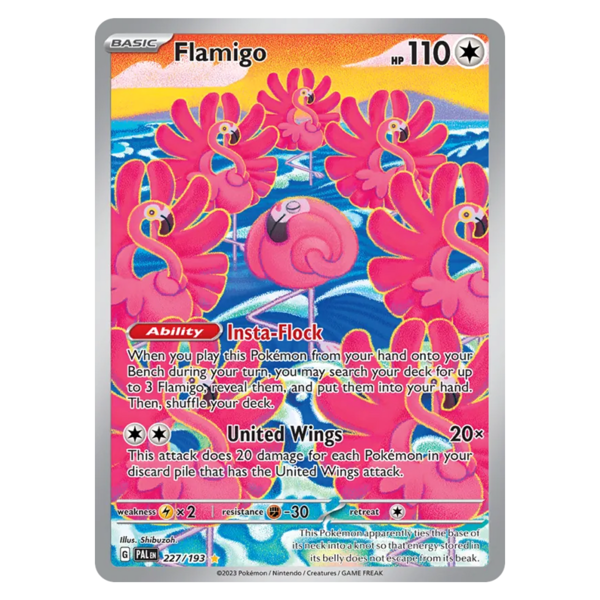 Flamigo 227/193 Illustration Rare — Paldea Evolved