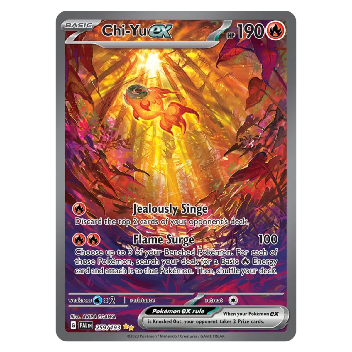 Chi-Yu ex 259/193 Special Illustration Rare — Paldea Evolved