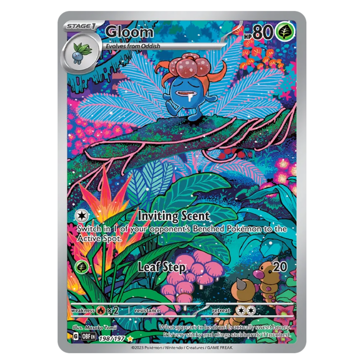 Gloom 198/197 Illustration Rare — Obsidian Flames