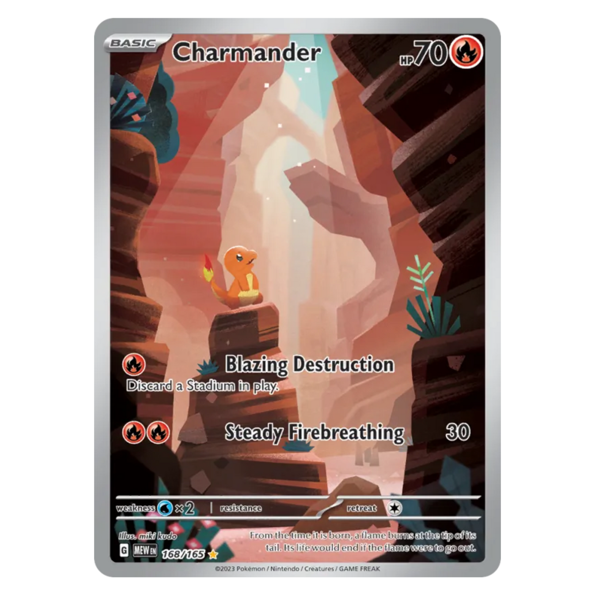 Charmander 168/165 Illustration Rare — 151