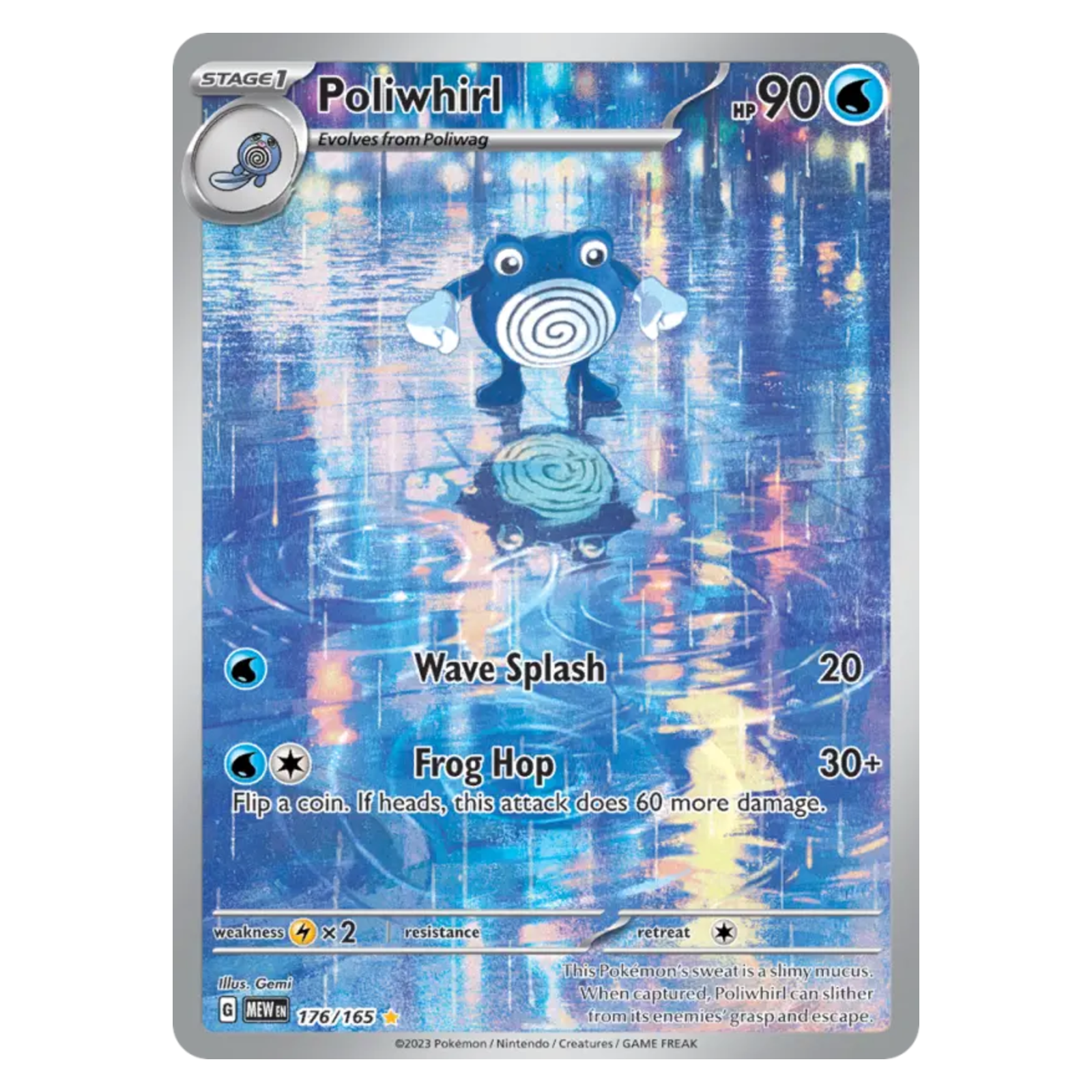 Poliwhirl 176/165 Illustration rare — 151