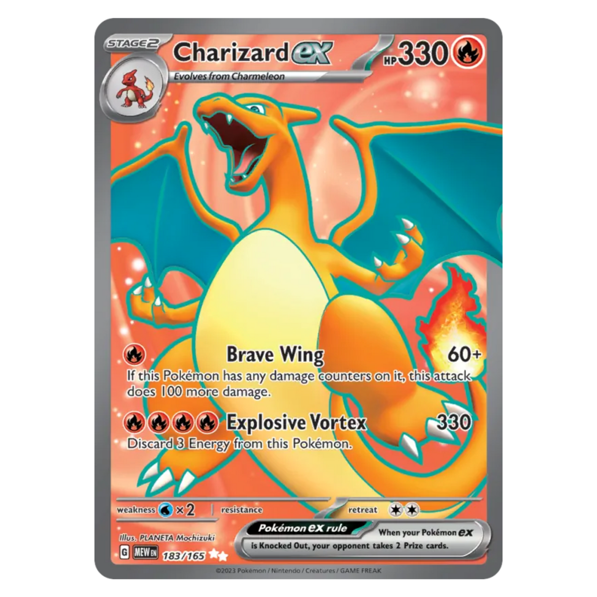 Charizard ex 183/165 Ultra Rare — 151