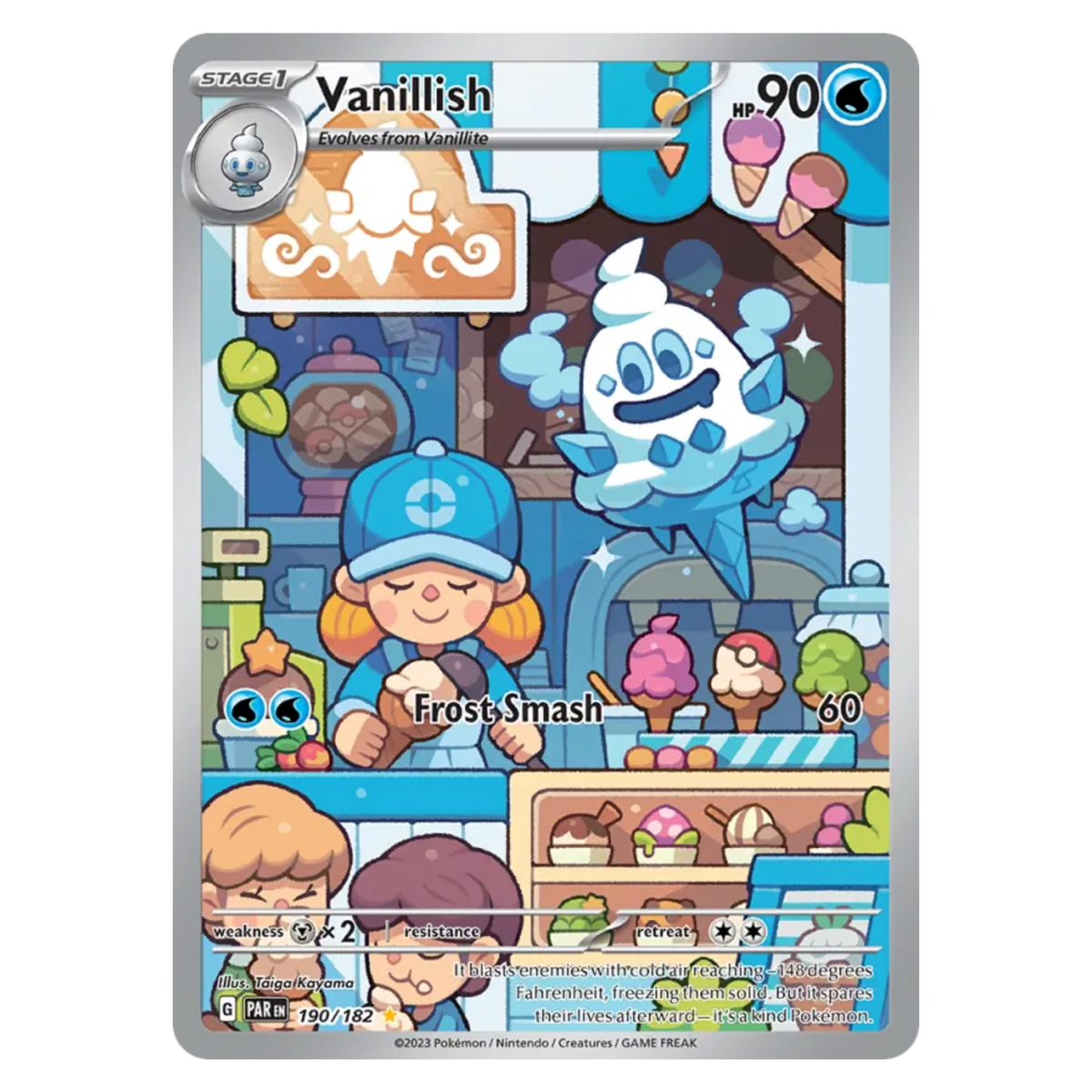 Vanillish 190/182 Illustration Rare — Paradox Rift