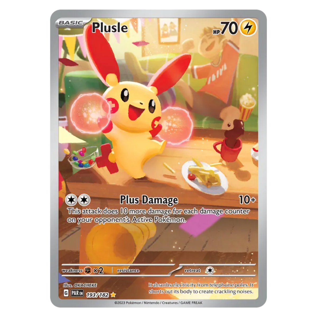 Plusle 193/182 Illustration Rare — Paradox Rift