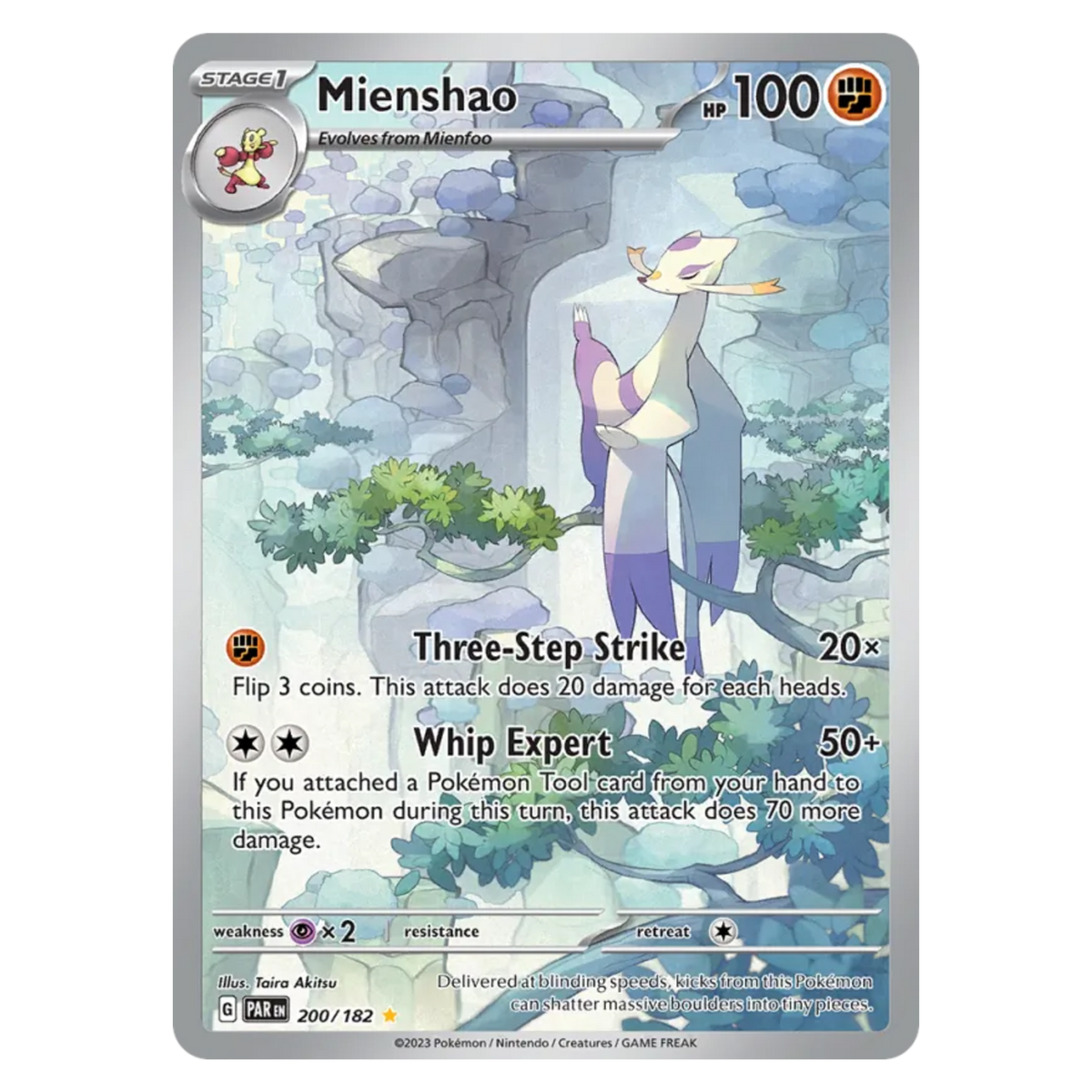 Mienshao 200/182 Illustration Rare — Paradox Rift
