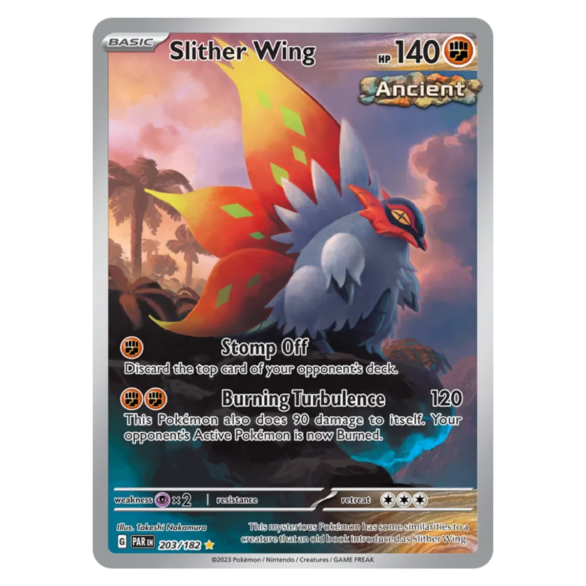 Slither Wing 203/182 Illustration Rare — Paradox Rift