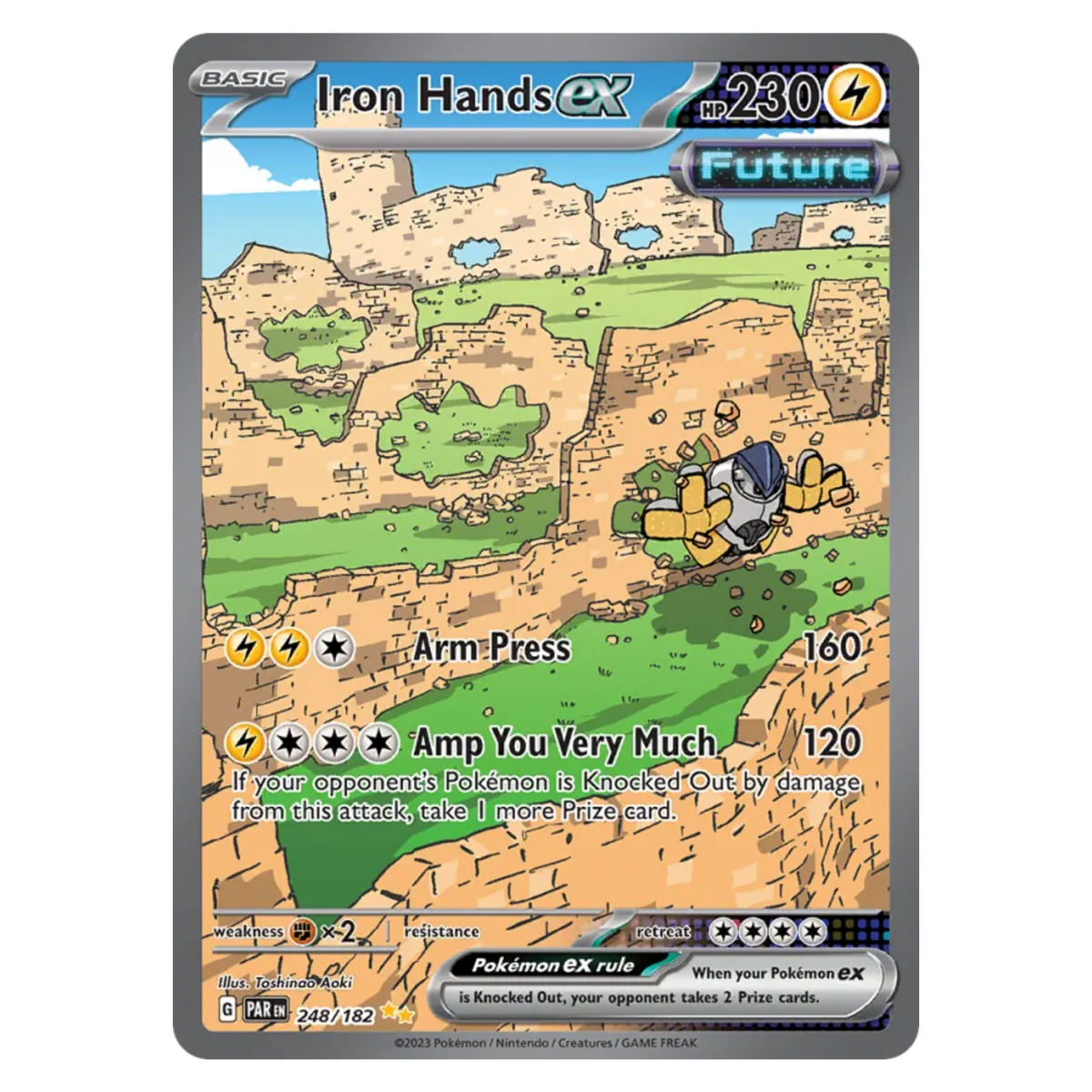 Iron Hands ex 248/182 Special Illustration Rare — Paradox Rift