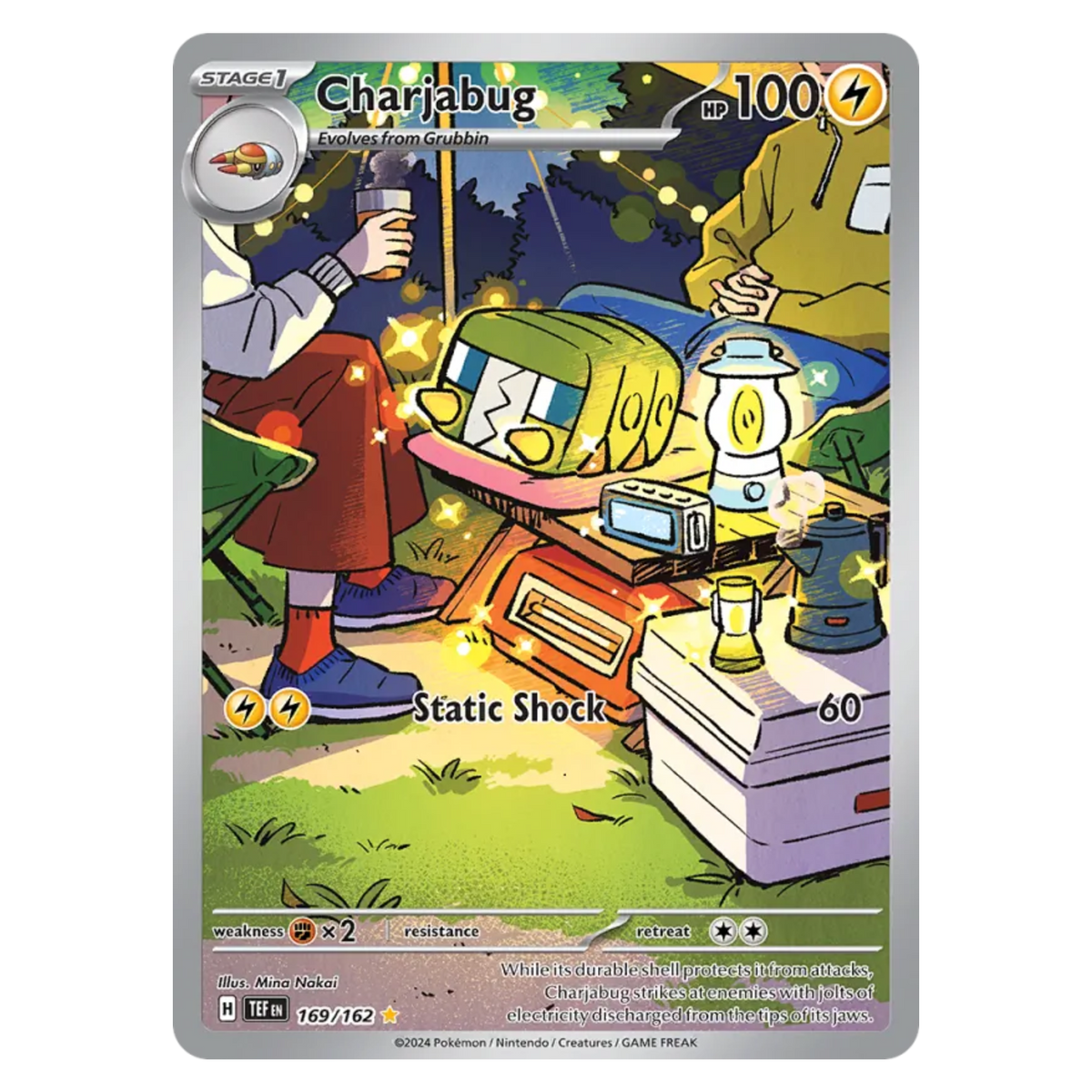 Charjabug 169/162 Illustration Rare — Temporal Forces