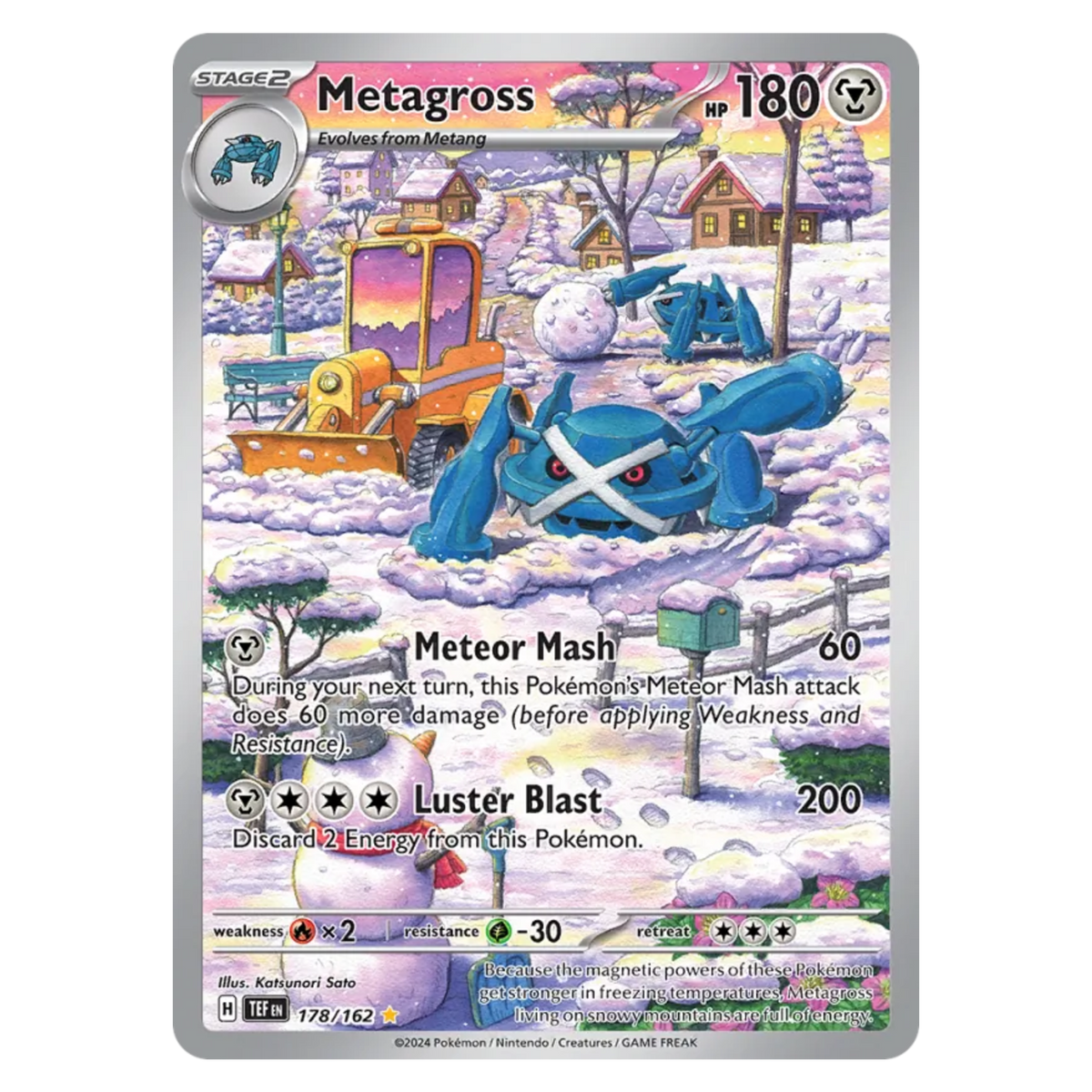 Metagross 178/162 Illustration Rare — Temporal Forces