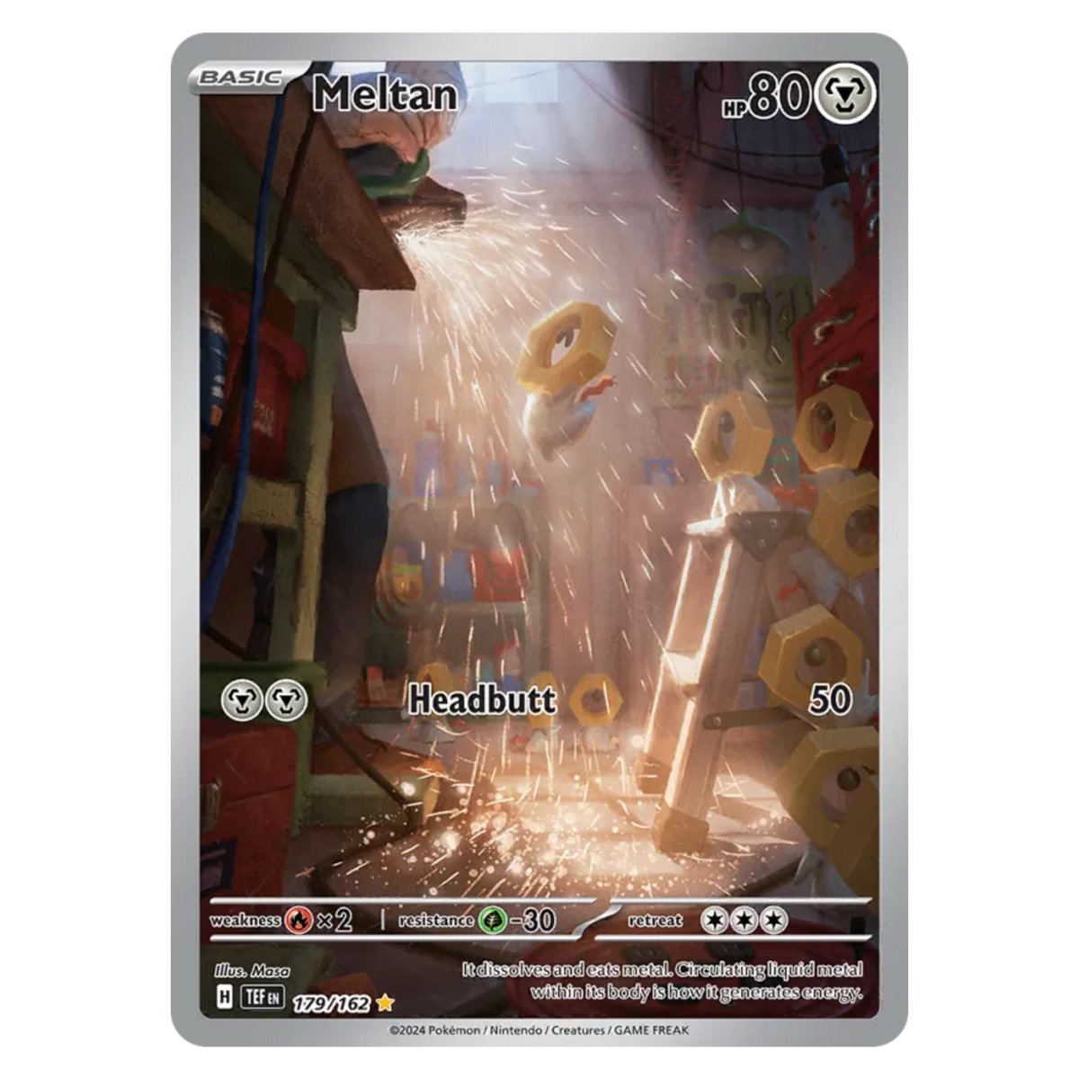 Meltan 179/162 Illustration Rare — Temporal Forces