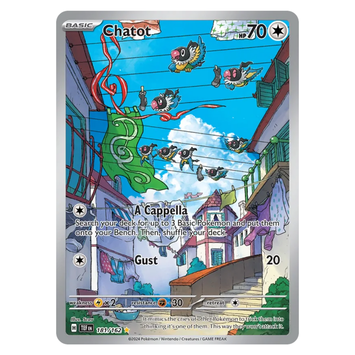 Chatot 181/162 Illustration Rare — Temporal Forces
