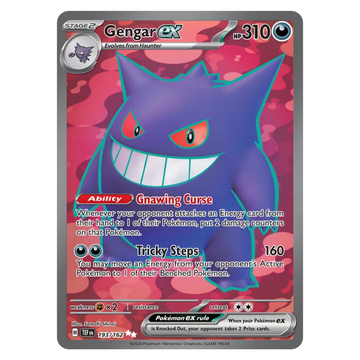 Gengar ex 193/162 Ultra Rare — Temporal Forces
