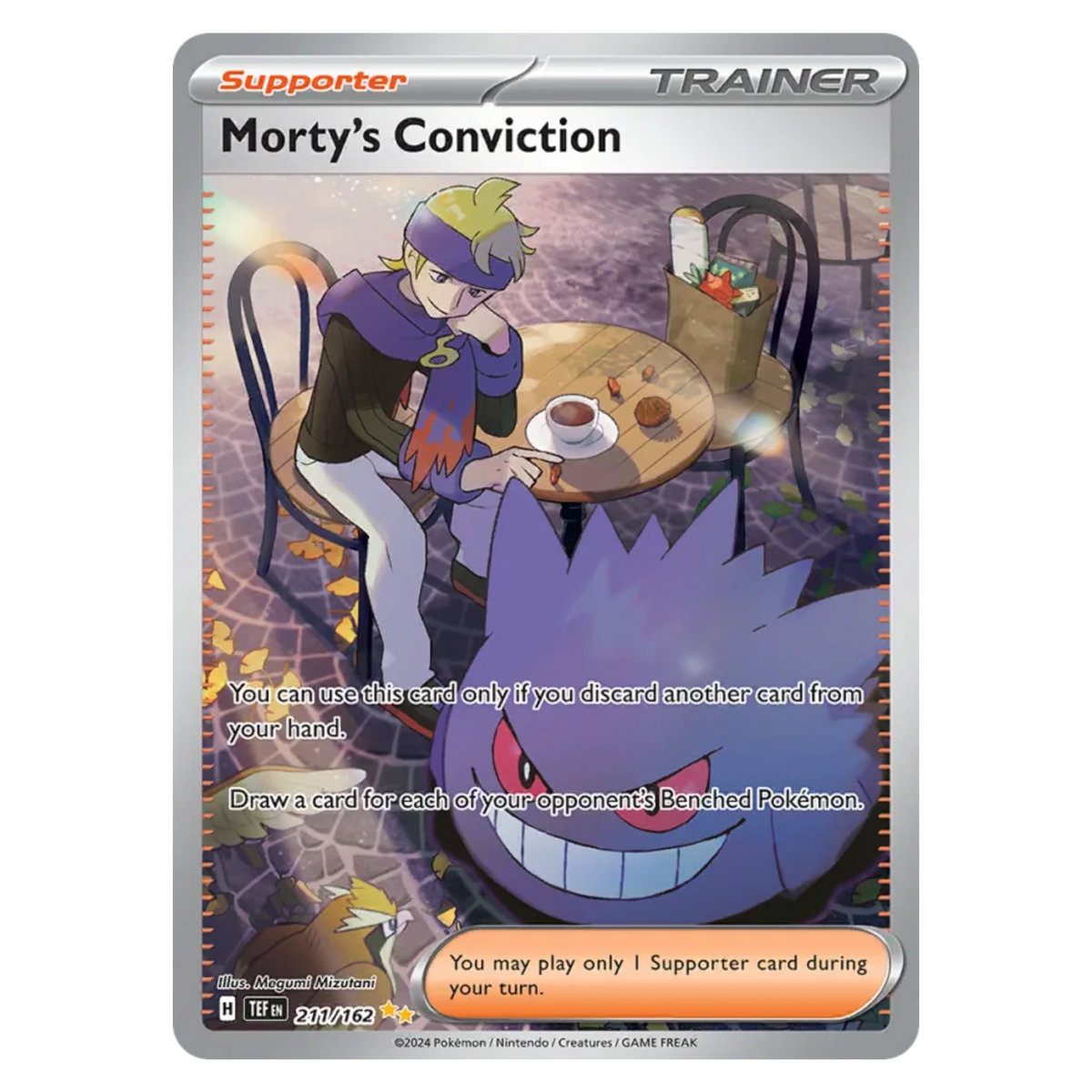 Morty's Conviction 211/162 Special Illustration Rare — Temporal Forces