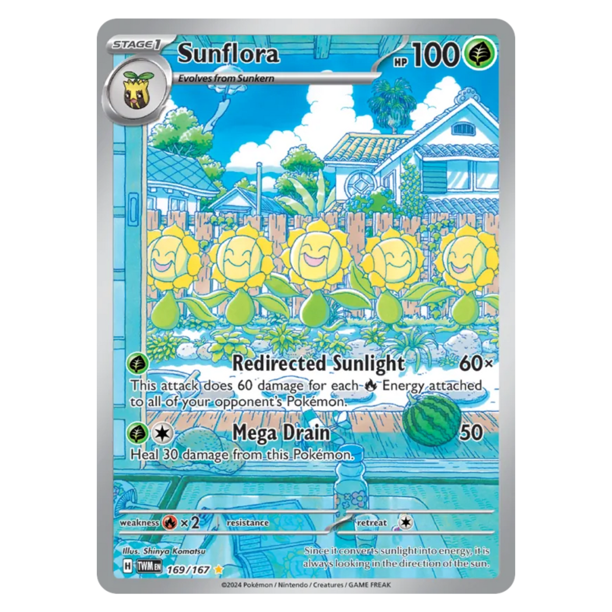 Sunflora 169/167 Illustration Rare — Twilight Masquerade