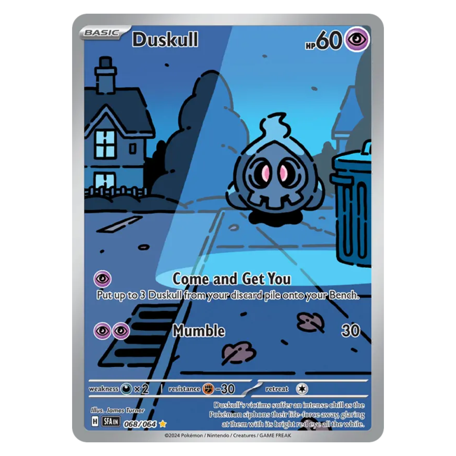Duskull 068/64 Illustration rare — Shrouded Fable