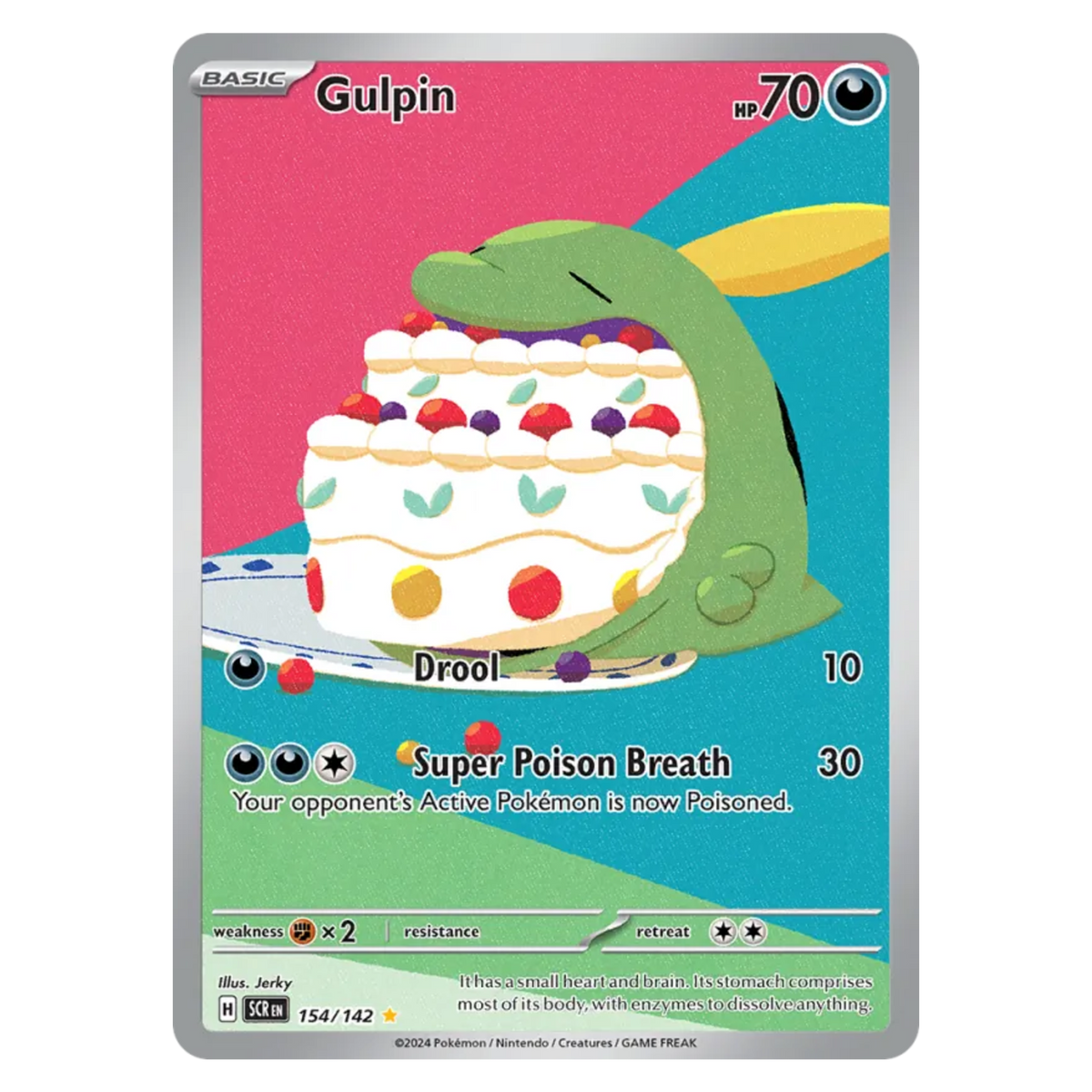 Gulpin 154/142 Illustration Rare — Stellar Crown