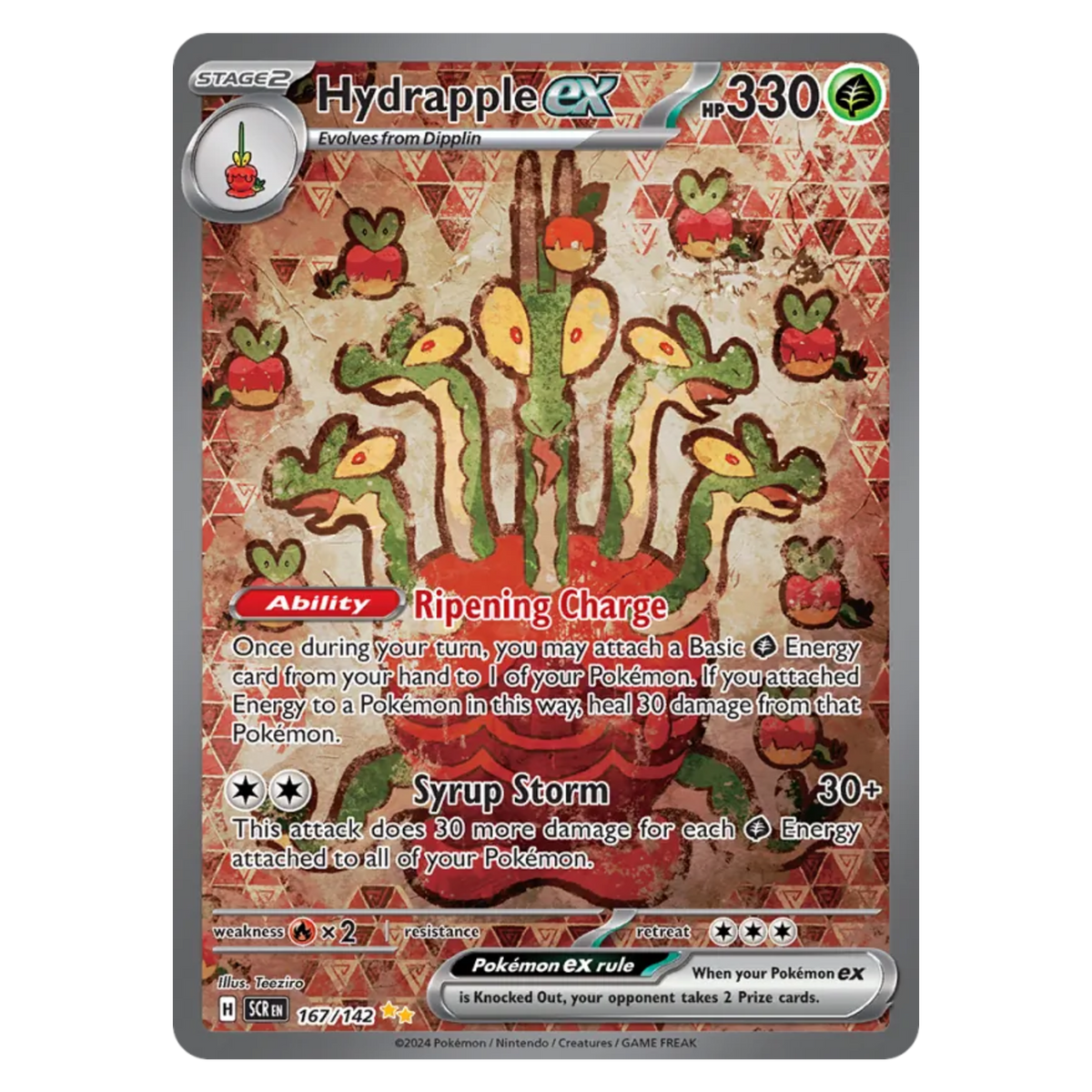 Hydrapple ex 167/142 Special Illustration Rare — Stellar Crown