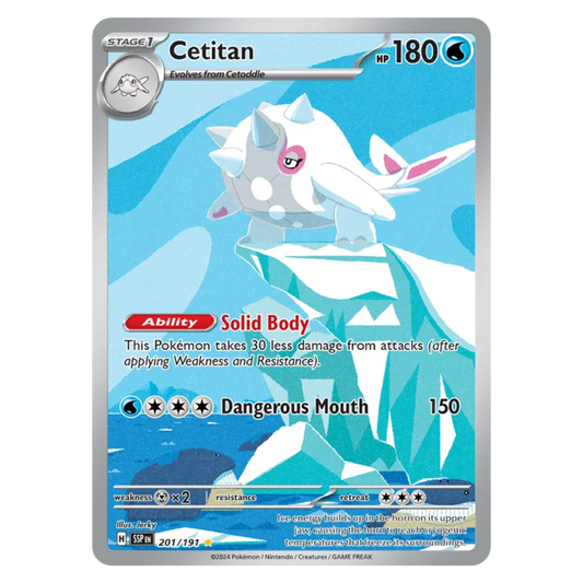 Cetitan 201/191 Illustration rare — Surging Sparks