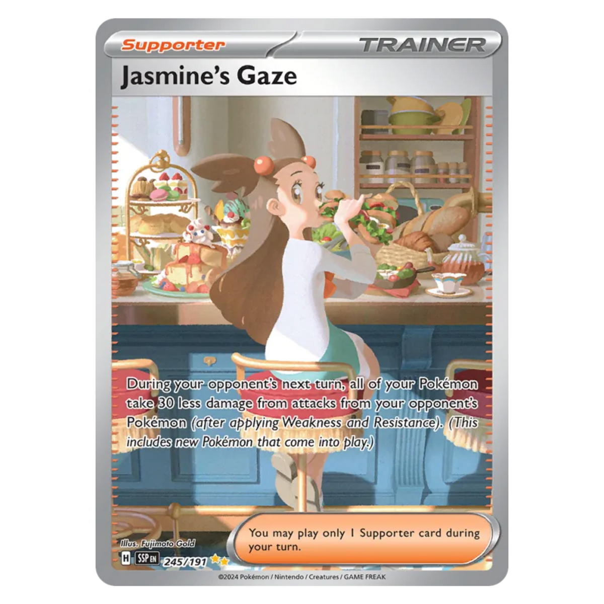 Jasmine's Gaze 245/191 Special Illustration Rare — Surging Sparks