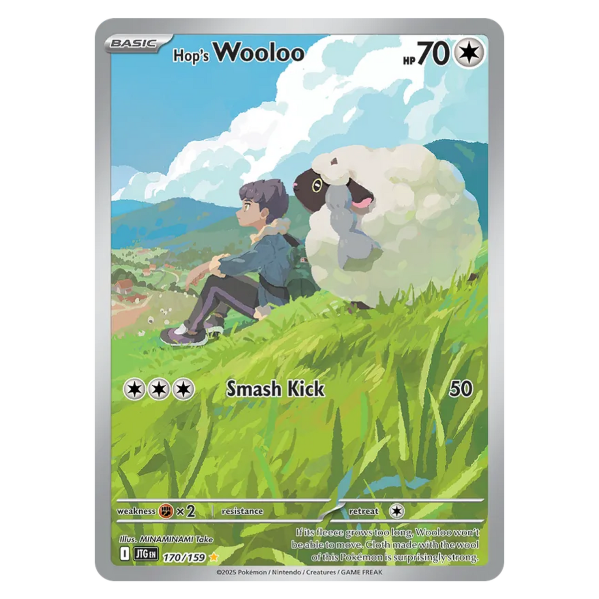 Hop's Wooloo 170/159 Illustration Rare — Journey Together