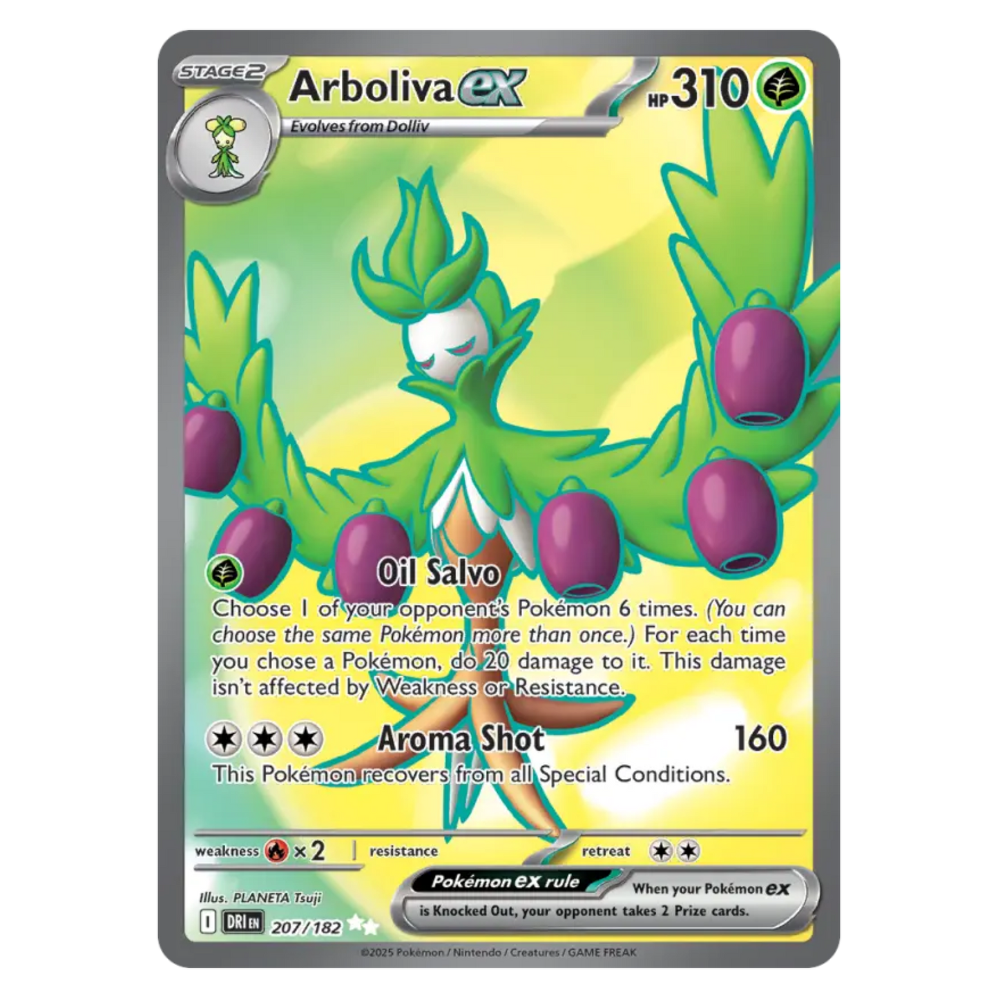 Arboliva ex 207/182 Ultra Rare — Destined Rivals