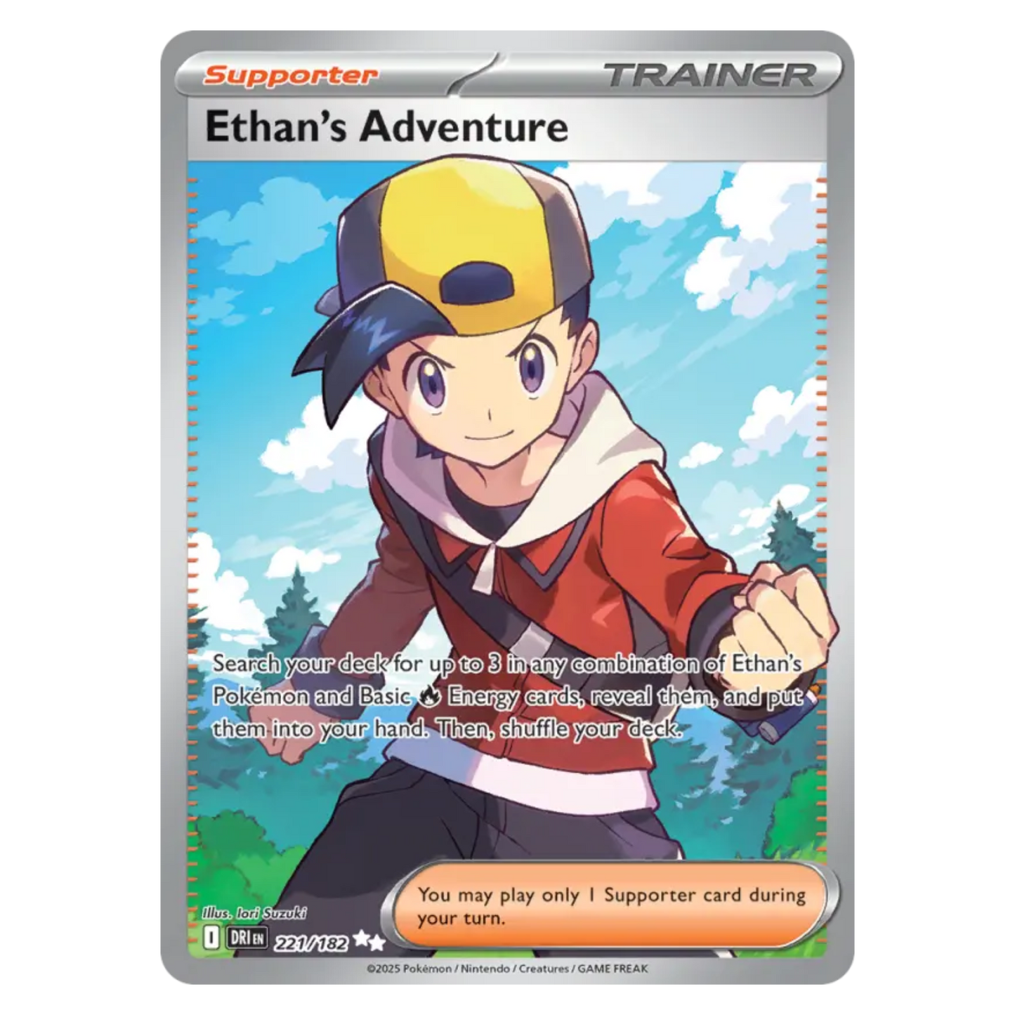 Ethan's Adventure 221/182 Ultra Rare — Destined Rivals