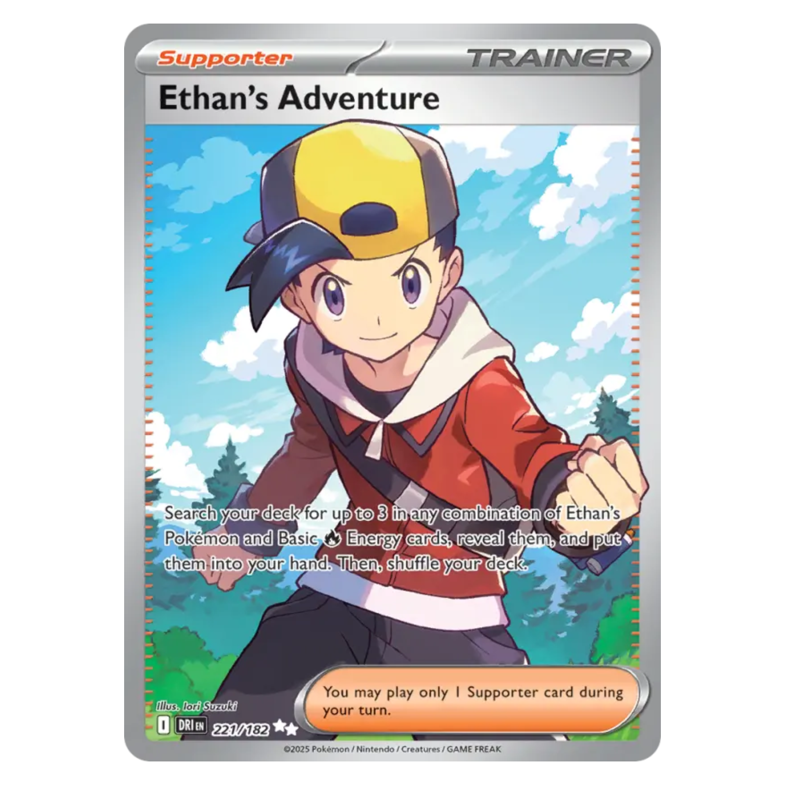 Ethan's Adventure 221/182 Ultra Rare — Destined Rivals