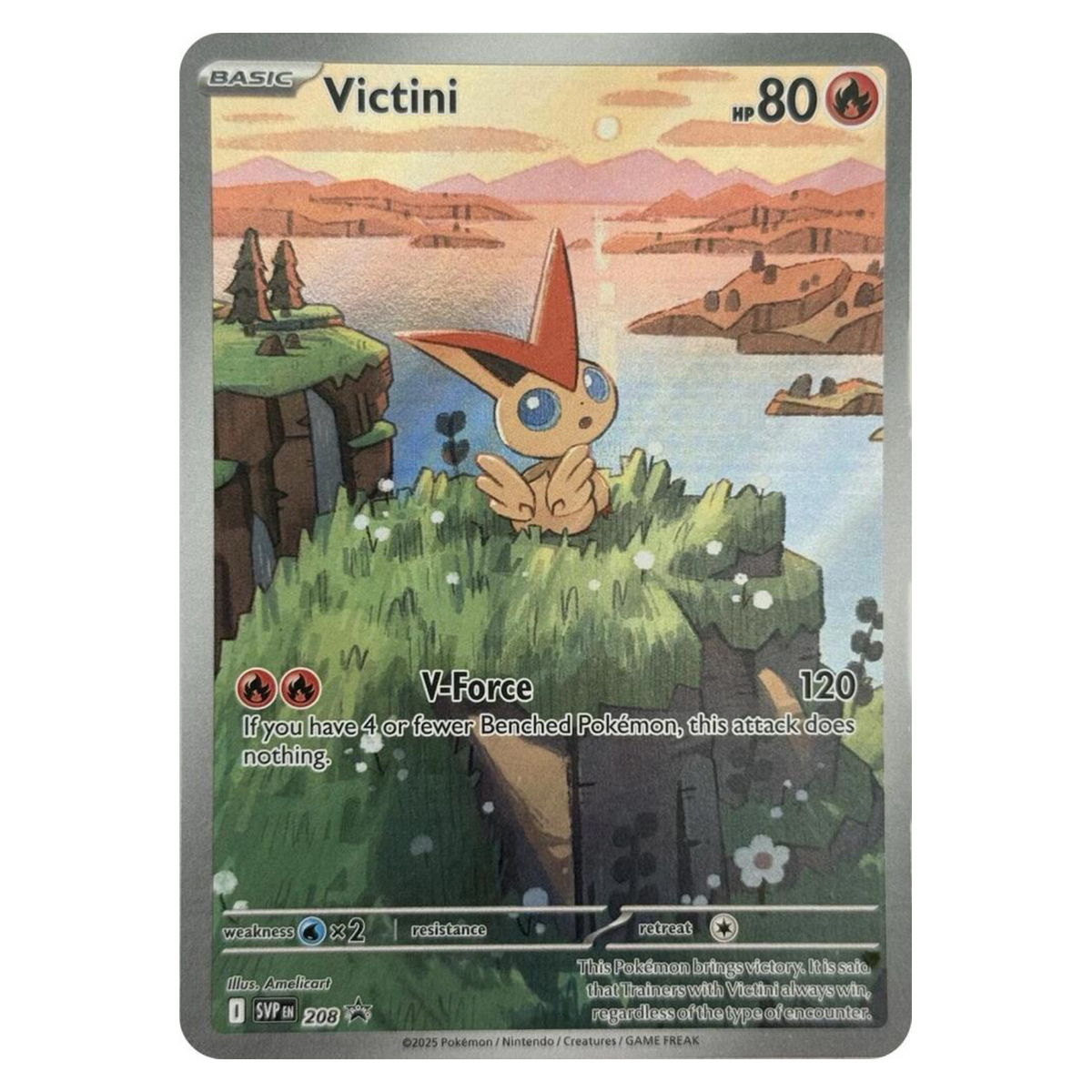 Victini 208 Promo — SVP Black Star Promos