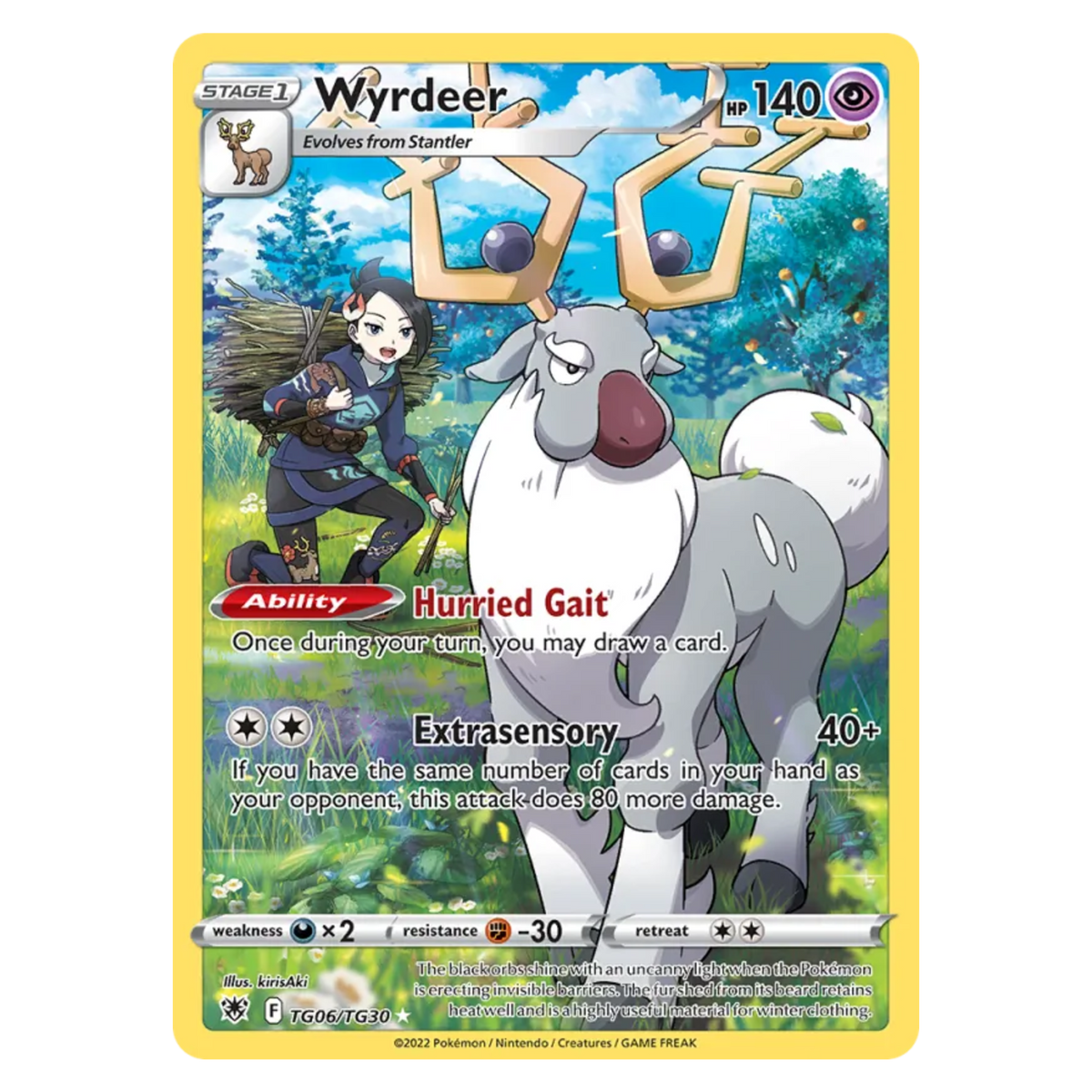 Wyrdeer TG06/TG30 Rare Holo — Astral Radiance