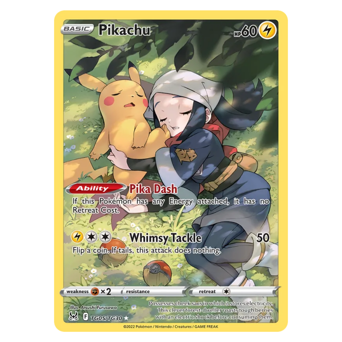 Pikachu TG05/TG30 Rare Holo — Lost Origin