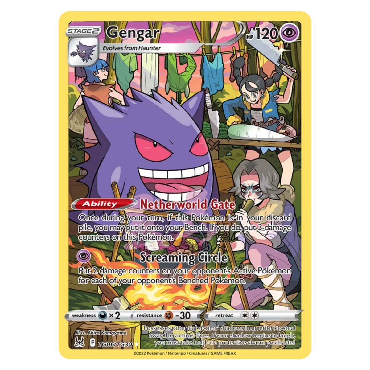 Gengar TG06/TG30 Rare Holo — Lost Origin