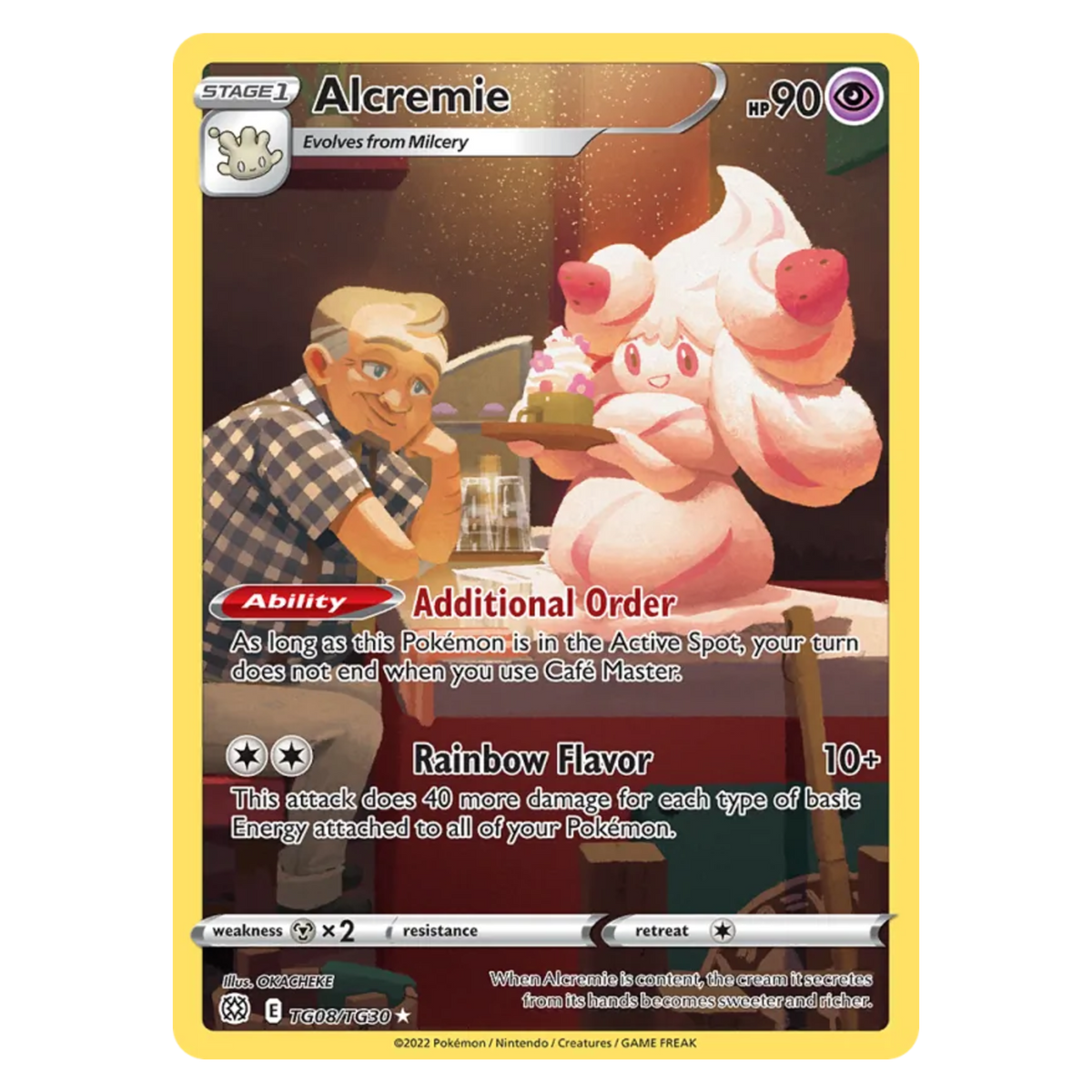 Alcremie TG08/TG30 Rare Holo — Brilliant Stars
