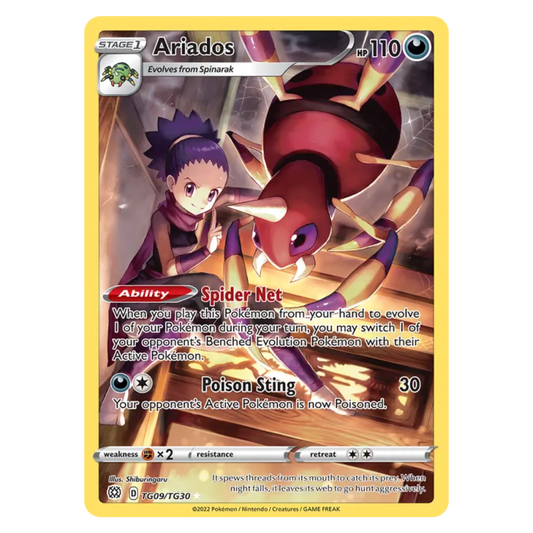 Ariados TG09/TG30 Rare — Brilliant Stars