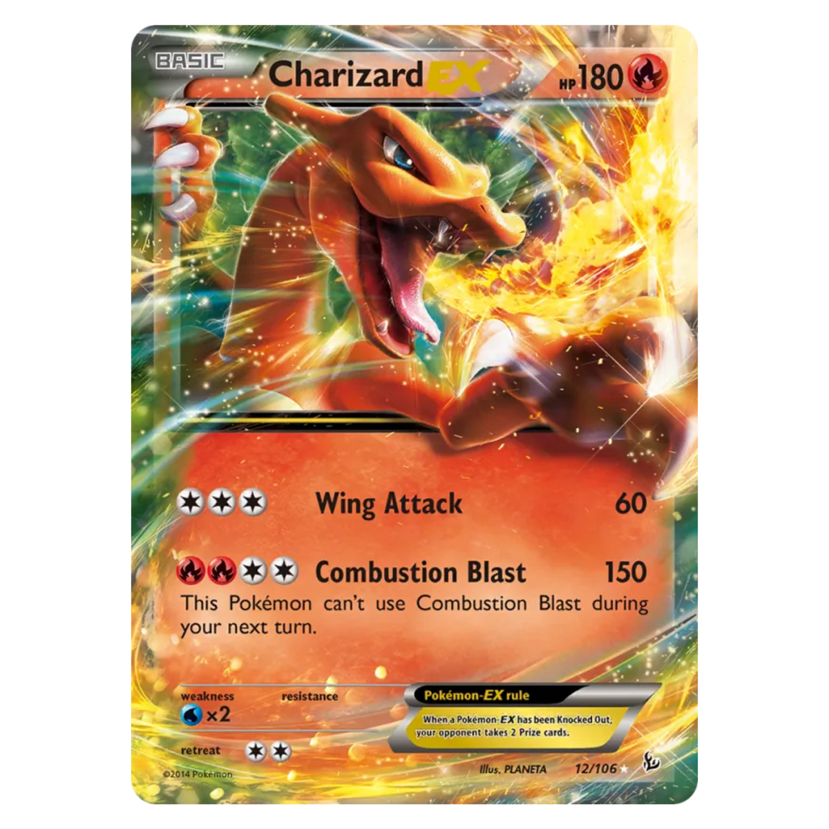 Charizard EX 12/106 Rare Holo EX — Flashfire